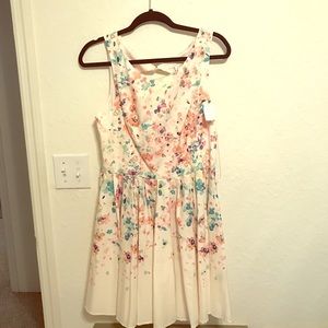 Lauren Conrad Water Colored Floral Dress